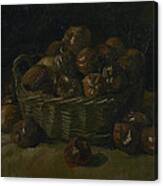 Basket Of Apples #1 Canvas Print