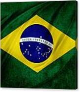 Brazilian Flag #1 Canvas Print