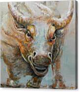 Bull Market W Redo Canvas Print