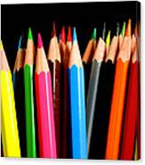 Colored Pencils #1 Canvas Print