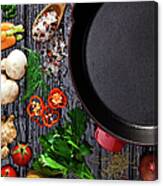 Cooking And Seasoning Ingredients #1 Canvas Print