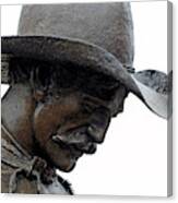 Cowboy Bronze, Joseph Oregon #1 Canvas Print