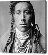 Portrait of a Native American Man Canvas Print