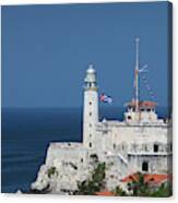 Cuba, Havana, Castillo De Los Tres #1 Canvas Print