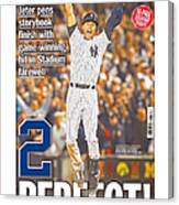 Daily News Front Page Wrap Derek Jeter Canvas Print