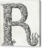 Decorative Letter Type R 1650 Photograph by Georgia Fowler - Fine Art ...