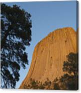 Devils Tower National Monument Wyoming #1 Canvas Print