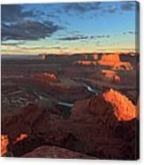 Early Morning At Dead Horse Point #1 Canvas Print