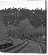 Flagstaff Train Track #1 Canvas Print