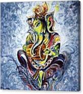 Musical Ganesha Canvas Print