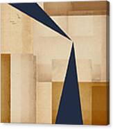 Geometry Indigo Number 5 #1 Canvas Print