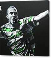 Henrik Larsson - Celtic Fc #1 Canvas Print