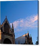 High Section View Of A Cathedral #1 Canvas Print