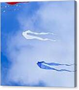 Kites On Ice #1 Canvas Print