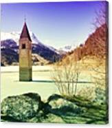 Lago Di Resia - Alto Adige #1 Canvas Print