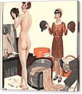 Le Sourire 1920s France Erotica Sales #1 Canvas Print