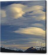 Lenticular At Dawn, Argentina #1 Canvas Print