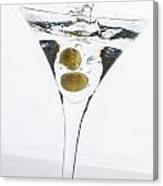 Martini Splash #1 Canvas Print