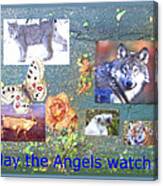 May The Angels Watch #1 Canvas Print
