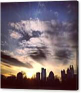 Midtown Skyline 3.1.2014 #1 Canvas Print