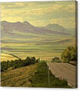 Montana Highway -1 Canvas Print