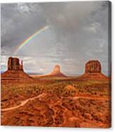 Monument Valley Rainbow #1 Canvas Print