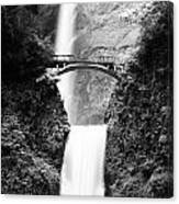 Multnomah Falls Panorama #2 Canvas Print