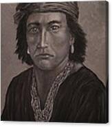 Navajo Boy Native American Canvas Print