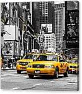 Nyc Yellow Cabs - Ck Canvas Print