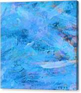 Ocean Blue Abstract #1 Canvas Print