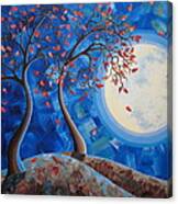 Once In A Blue Moon #1 Canvas Print