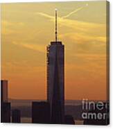One Wtc From Top Of The Rock #1 Canvas Print