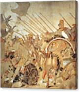 Pompeii, Alexander Mosaic, Battle #1 Canvas Print