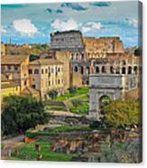 Roman Forum #1 Canvas Print