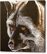 Silver Fox Devil #1 Canvas Print