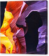 Somewhere In America Series - Antelope Canyon #1 Canvas Print