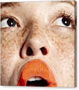 Squashed Face #1 Canvas Print