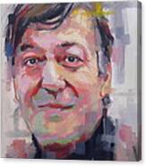 Stephen Fry Canvas Print
