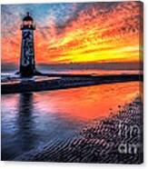 Sunset Lighthouse #3 Canvas Print