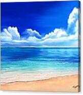 Tropical Blue #1 Canvas Print