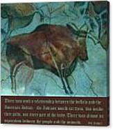 Val Kilmer On The Bison Canvas Print