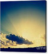 Vintage Style Miracle Of A Sunrise #1 Canvas Print