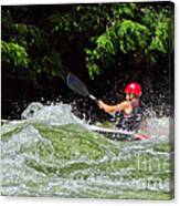 Whitewater Kayak #1 Canvas Print