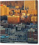 Yonkers, New York - Waterfront, Downtown Skyline #1 Canvas Print