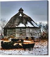 12 Sided Barn Canvas Print