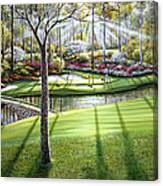 12th At Augusta National Canvas Print