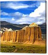 Capitol Reef National  Park Cathedral Valley Canvas Print