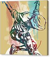 Hip Hop Street Dancing  Pop Stylised Art Poster #13 Canvas Print