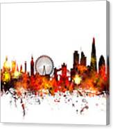 London England Skyline Canvas Print