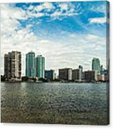 Miami Skyline #14 Canvas Print